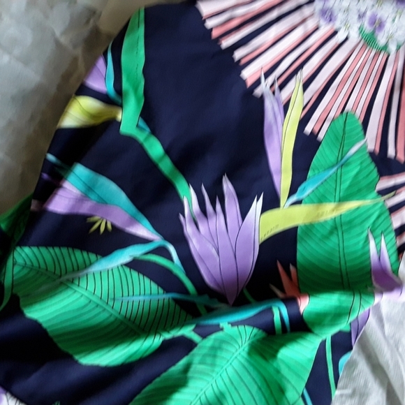 Trina Turk Floral Midnight Harvest Swimsuit - Picture 7 of 16